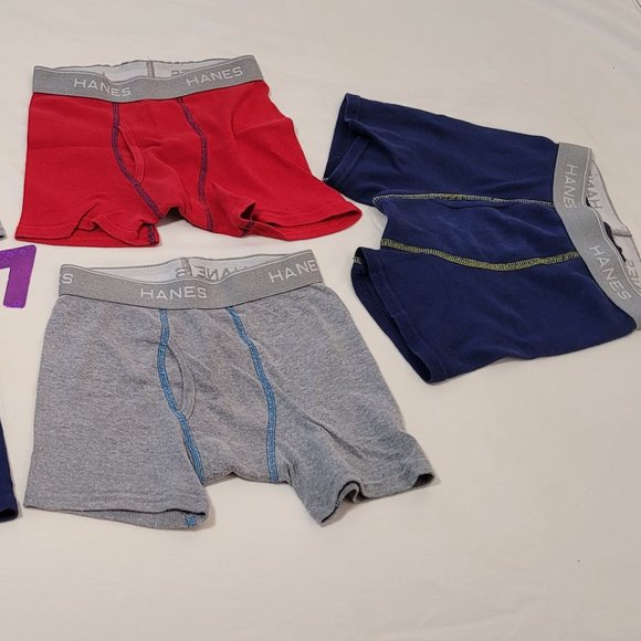 Pre Owned Pack of Hanes Boys Comfort Soft Waistband Boxer Briefs - Picture 2 of 4